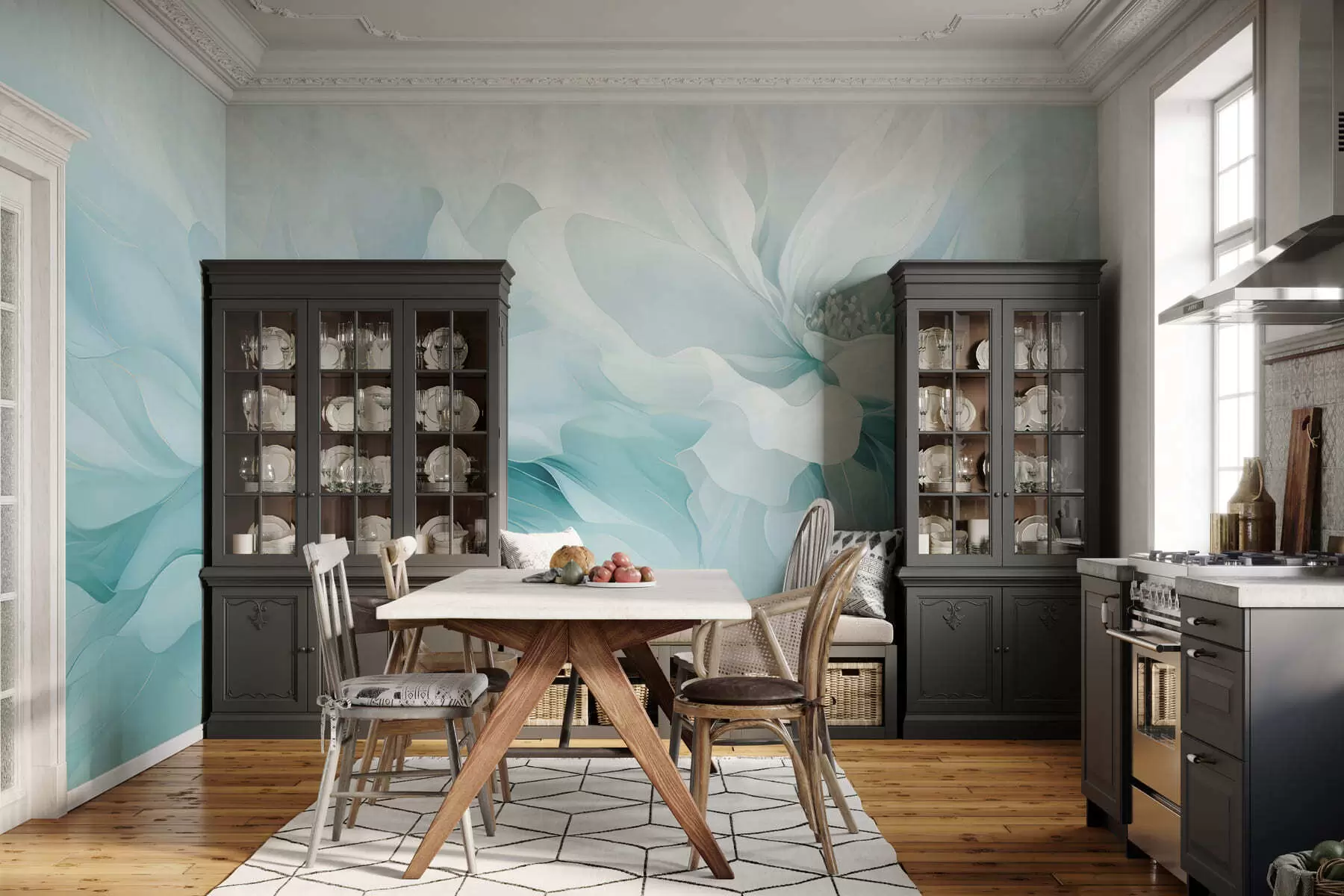 murales de pared Pétalos etéreos w05580v2