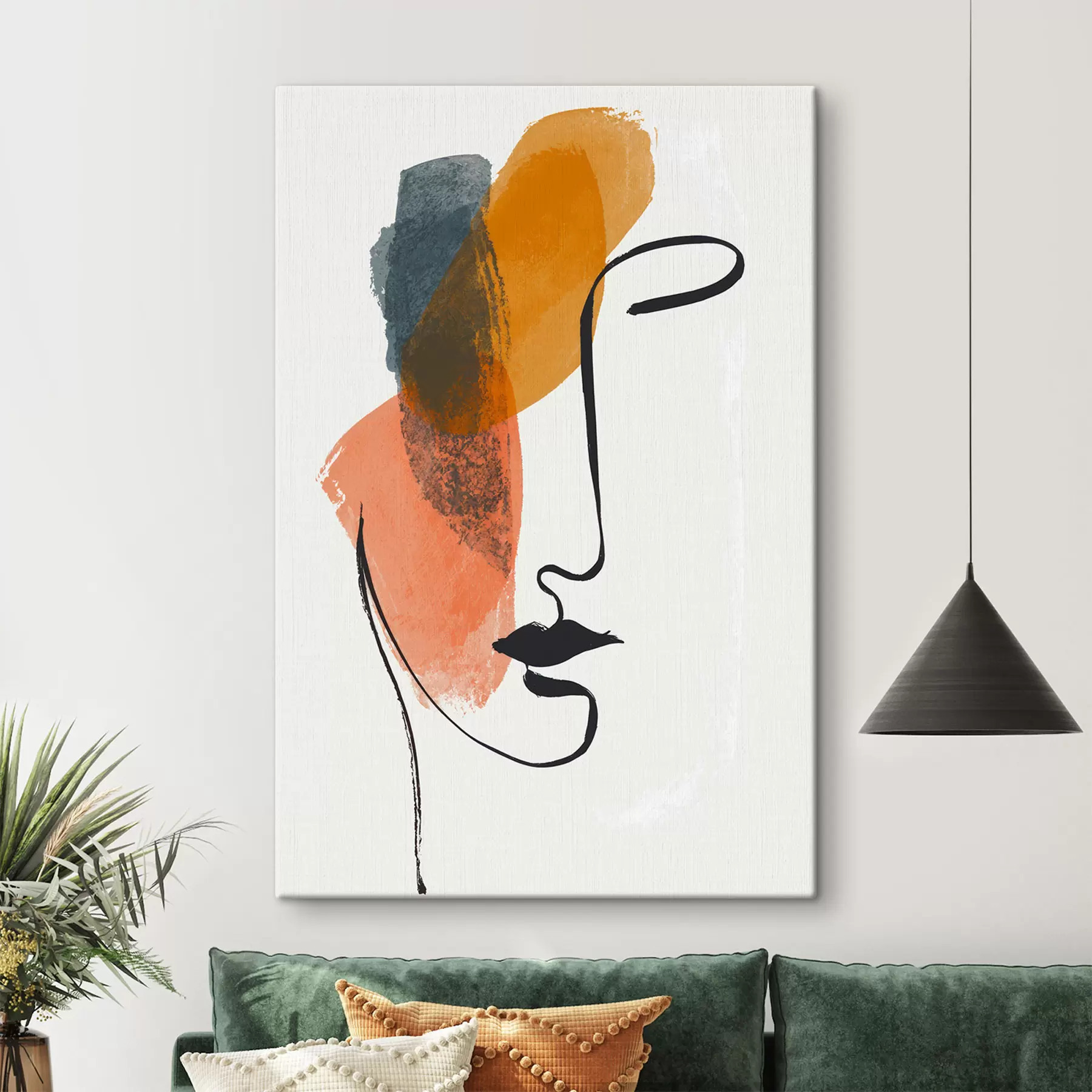 murales de pared Retrato abstracto s48969