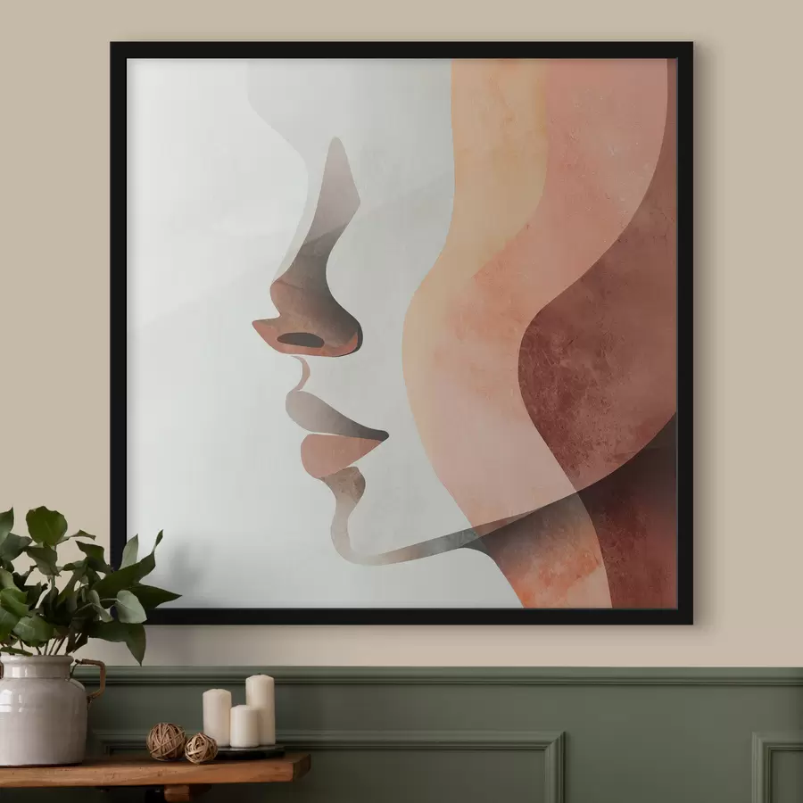murales de pared Retrato abstracto f48968