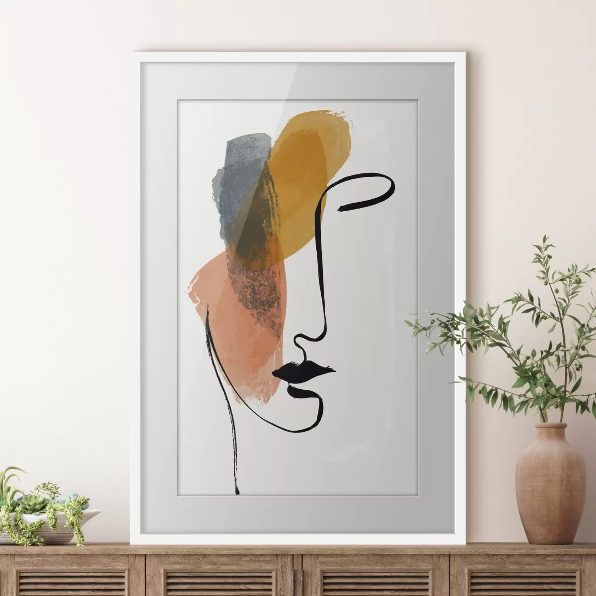 Poster Retrato abstracto f48969
