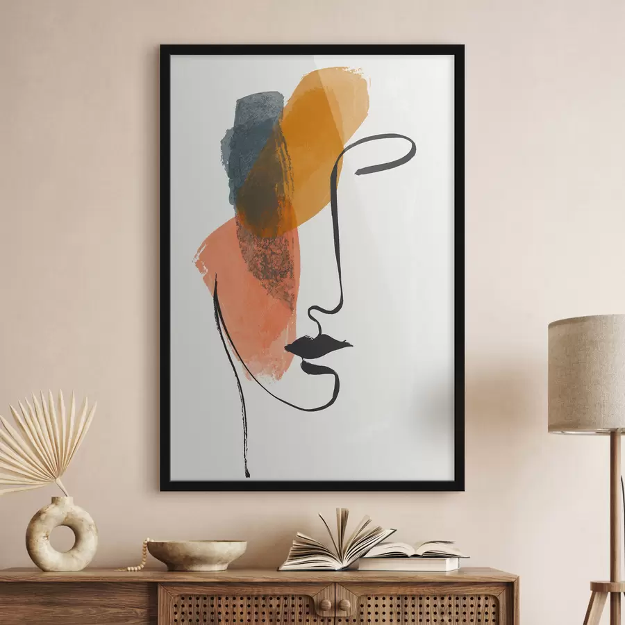 murales de pared Retrato abstracto f48969