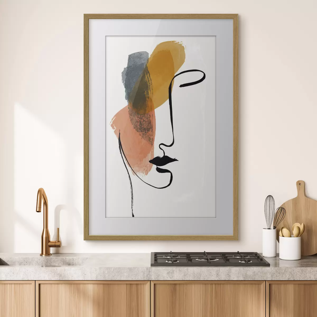 Poster Retrato abstracto f48969
