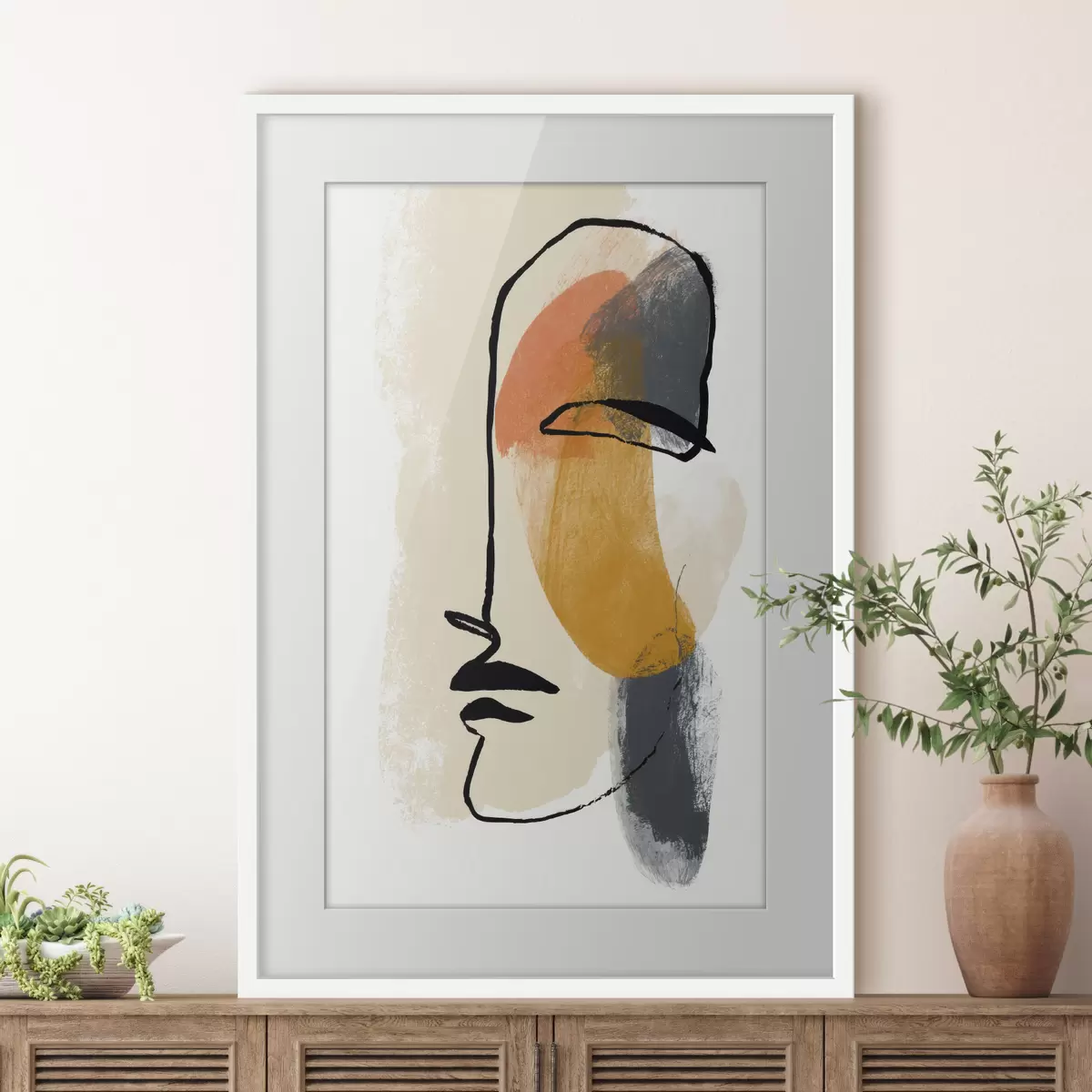 Poster Retrato abstracto f48970