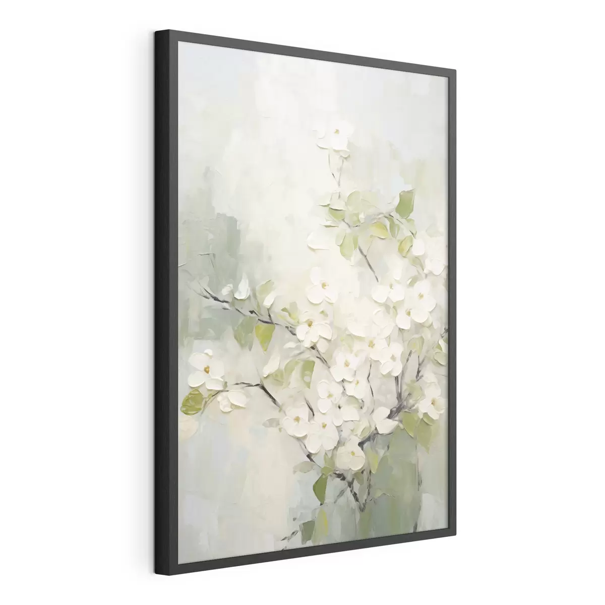 Poster Flores abstractas imitación de pintura f49048