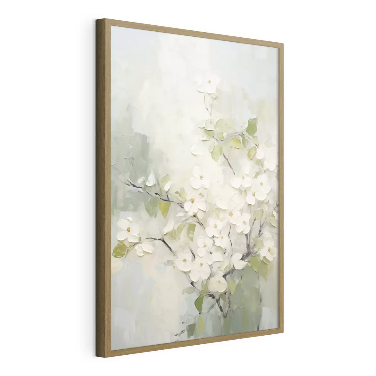 Poster Flores abstractas imitación de pintura f49048