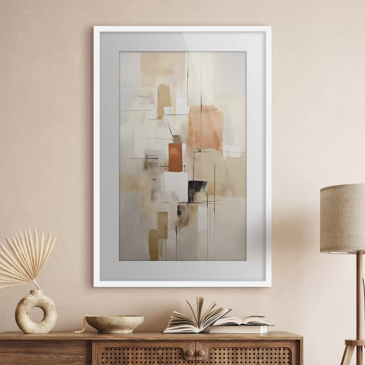 Poster Abstracción imitación de la pintura f49053