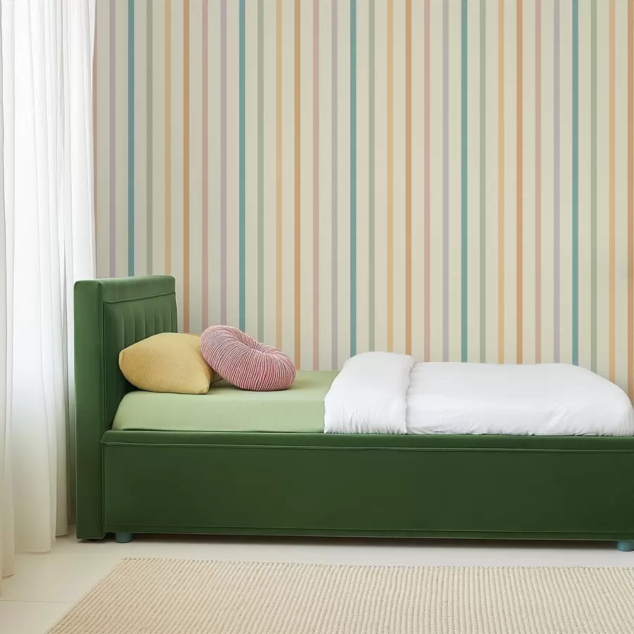 murales de pared Rayas en tonos pastel con suaves transiciones de color a01184v2