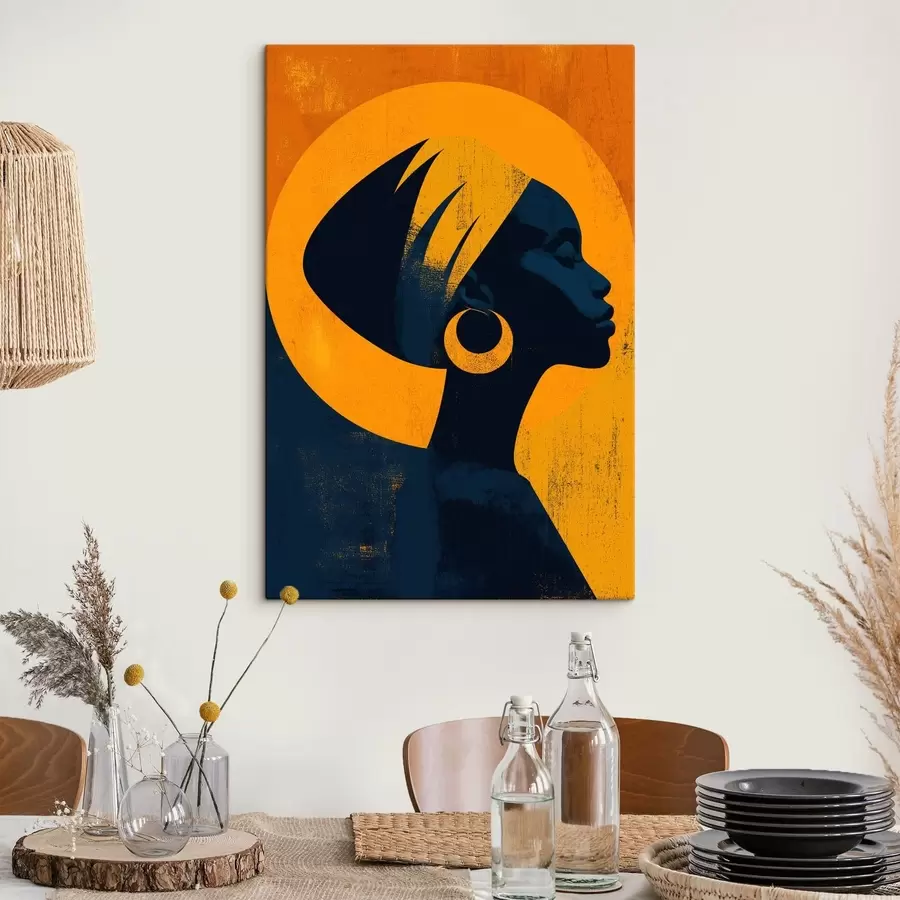 murales de pared Retrato africano s49085