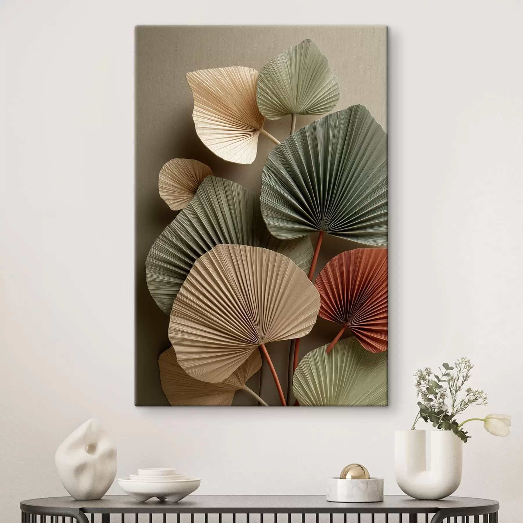 murales de pared Hojas abstractas s49093