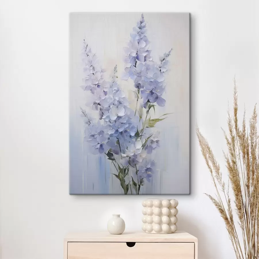 murales de pared Delicada imitación de una pintura de flores silvestres s49063