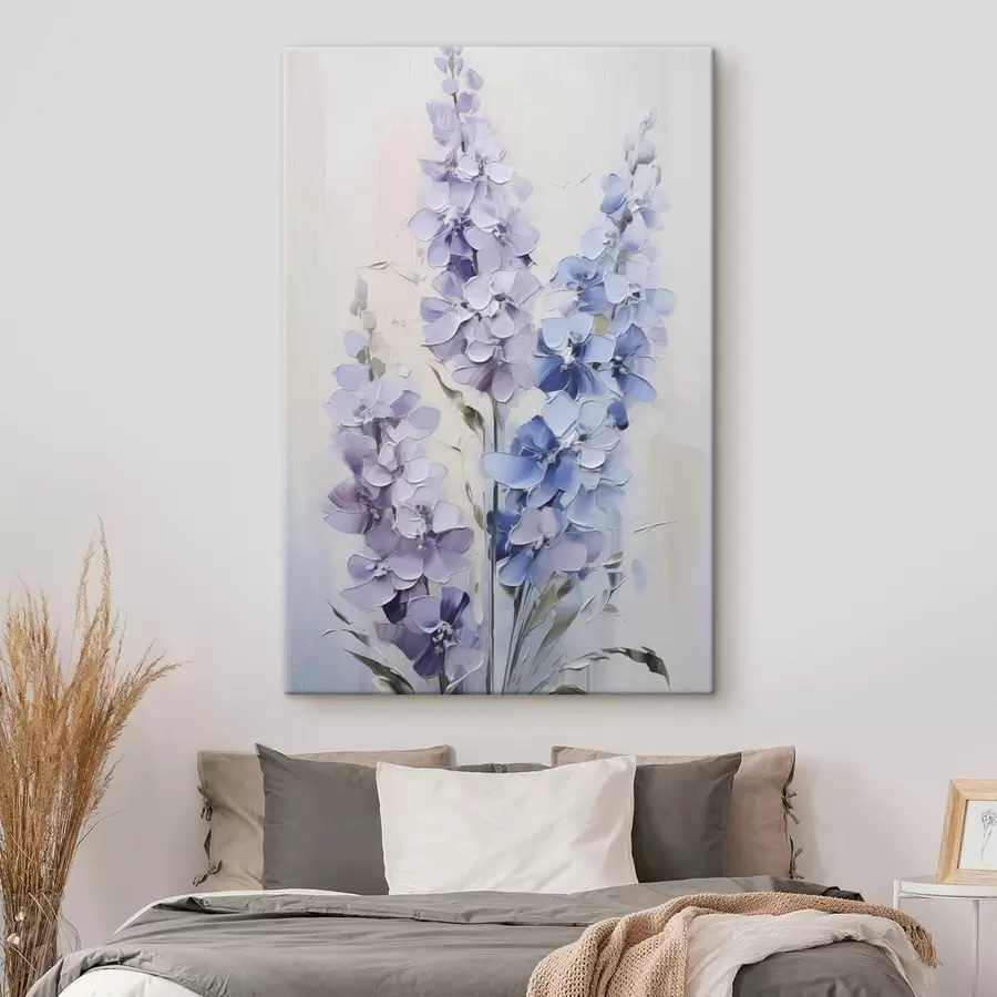 murales de pared Imitación de un cuadro de flores silvestres s49064