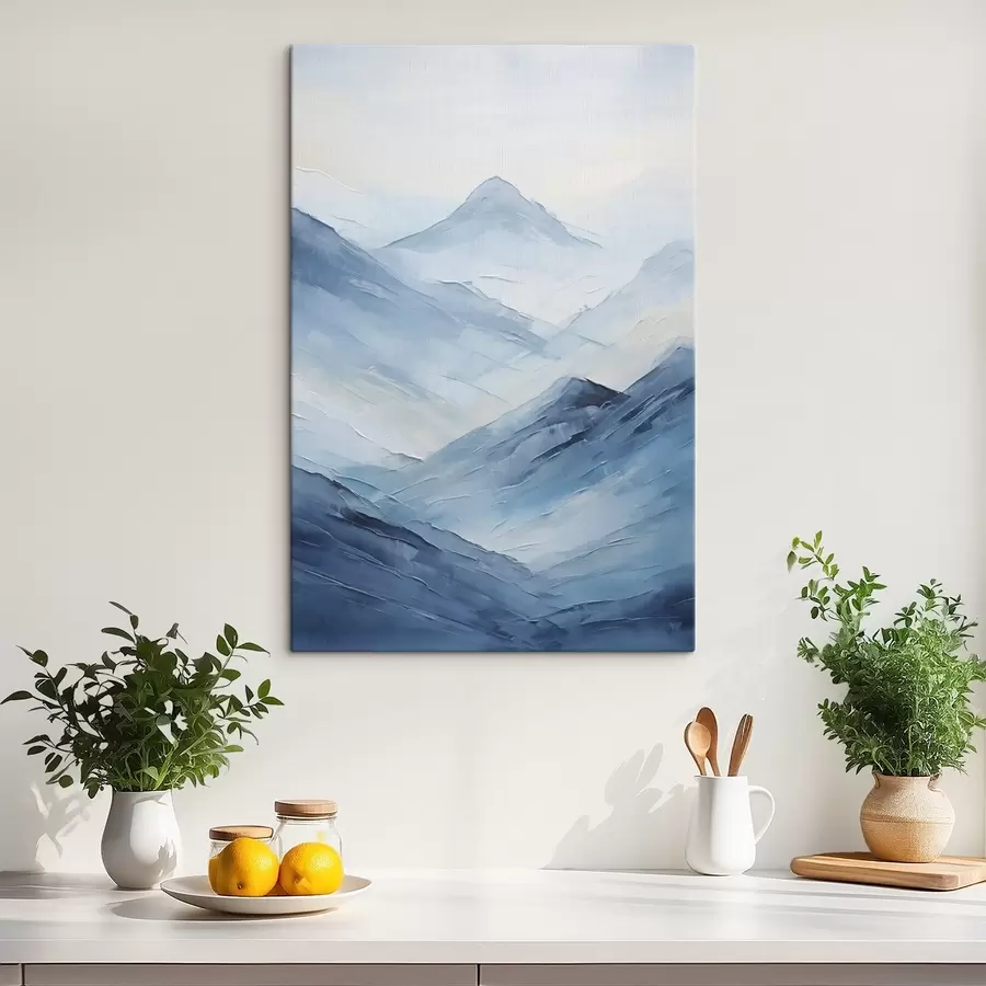 murales de pared Pintura de imitación de montañas s49070