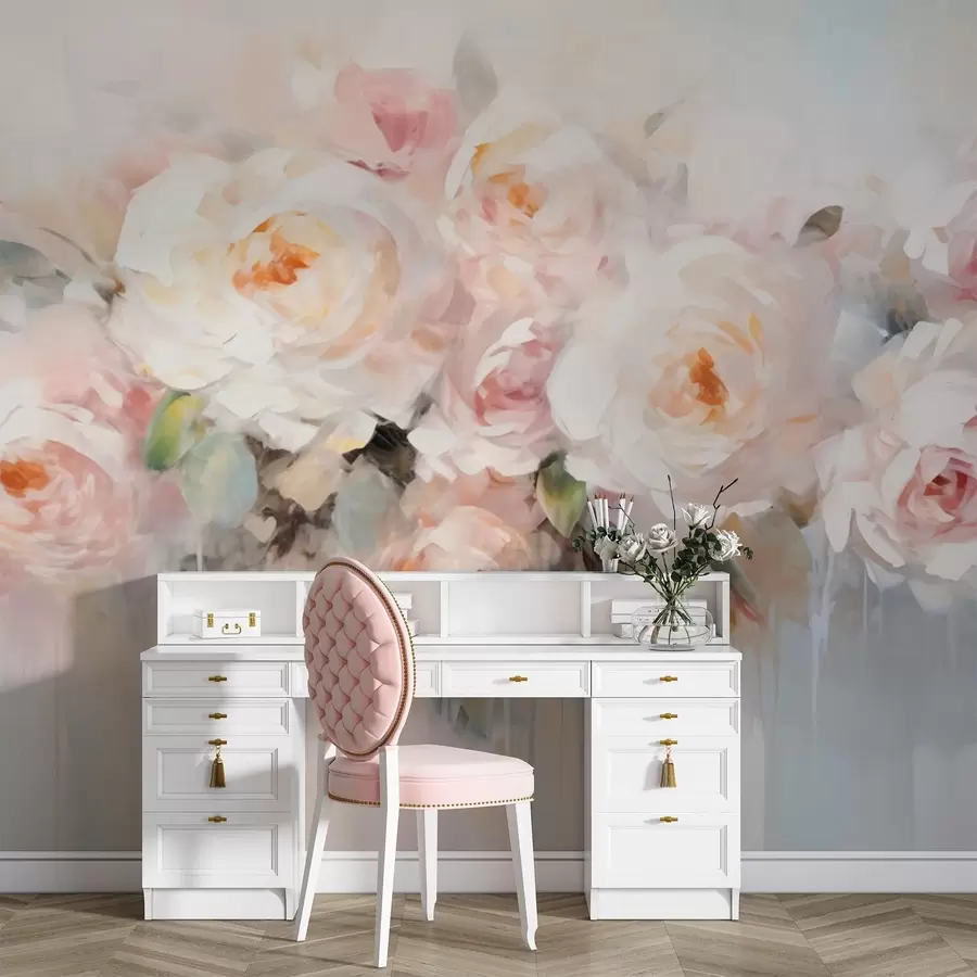 murales de pared Flores clásicas, rosas w05614