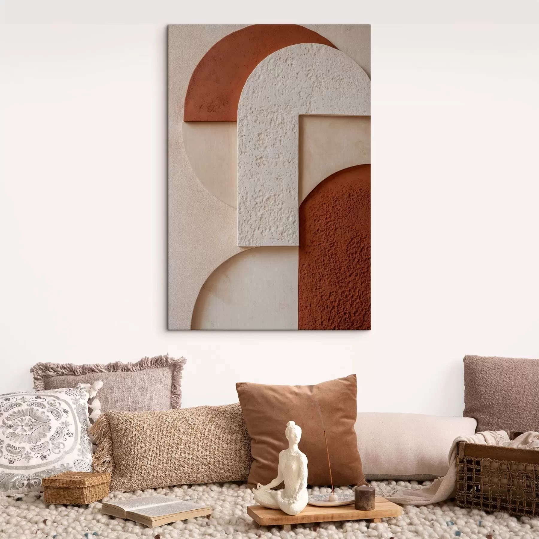 murales de pared Formas geométricas abstractas con textura s49212