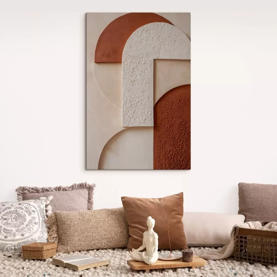 murales de pared Formas geométricas abstractas con textura s49212