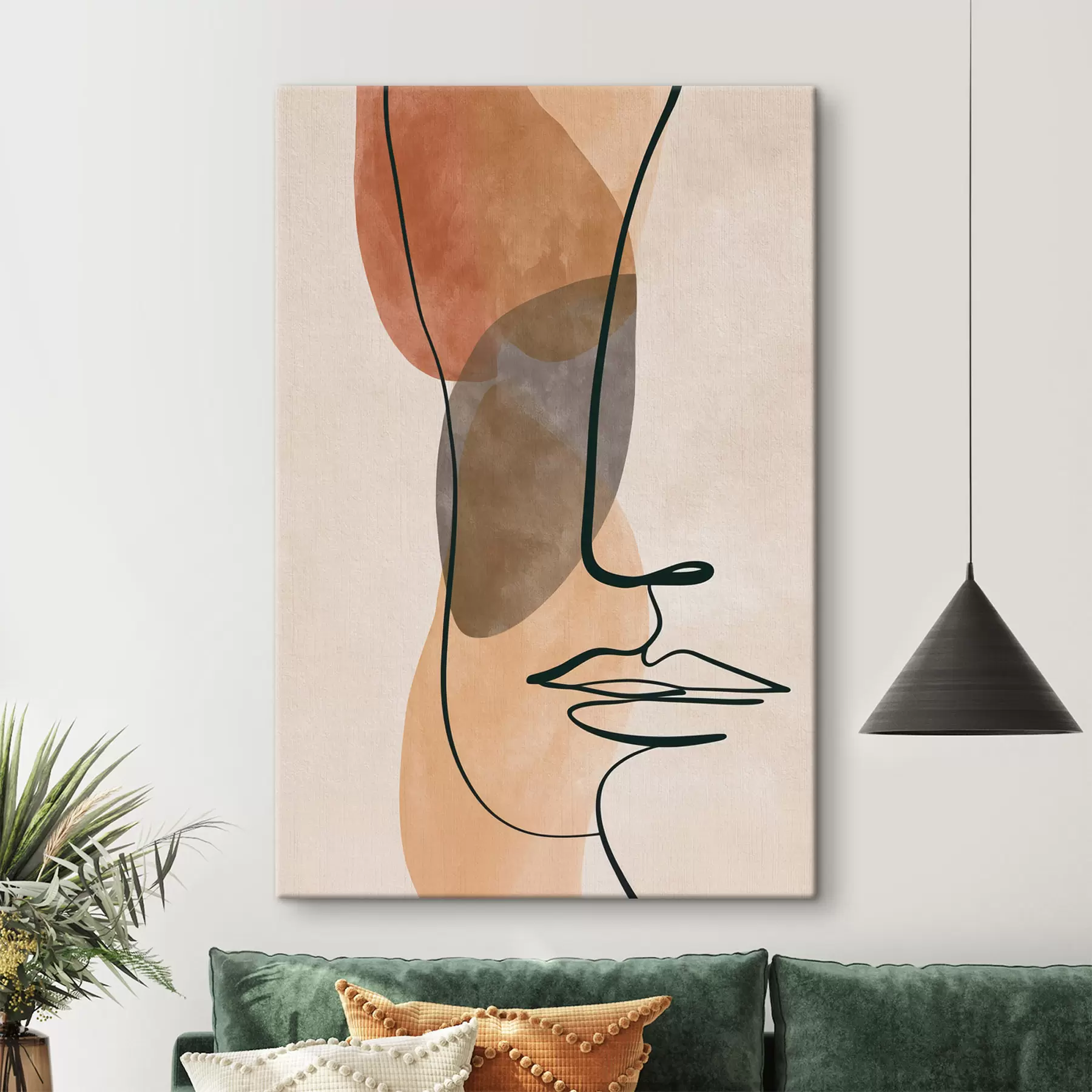 murales de pared Un retrato abstracto s49118