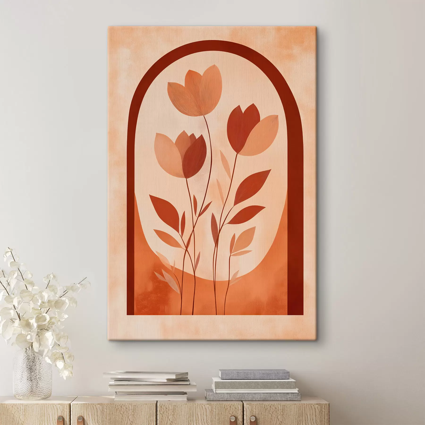 murales de pared Flores abstractas s49262