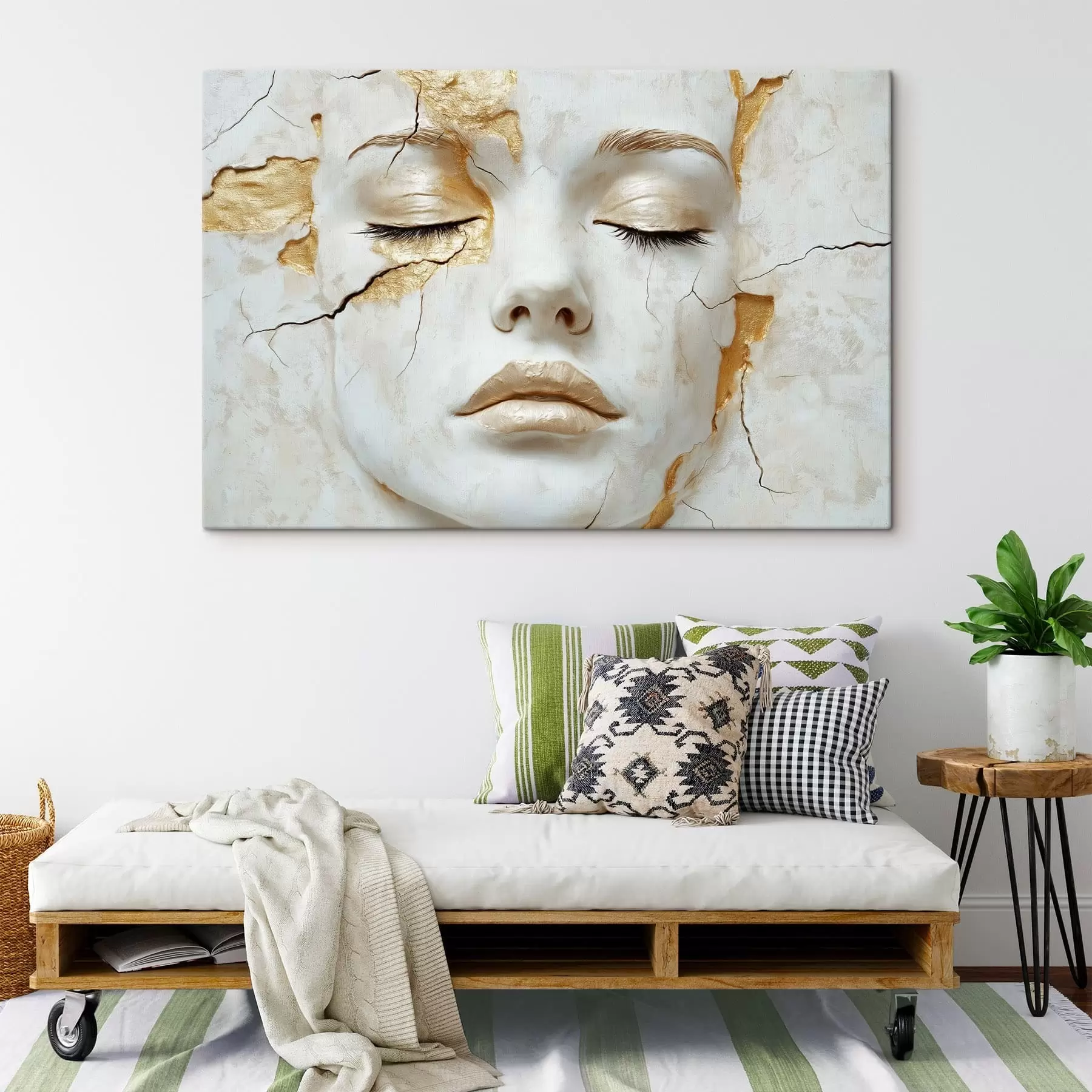 murales de pared Cara abstracta s49267