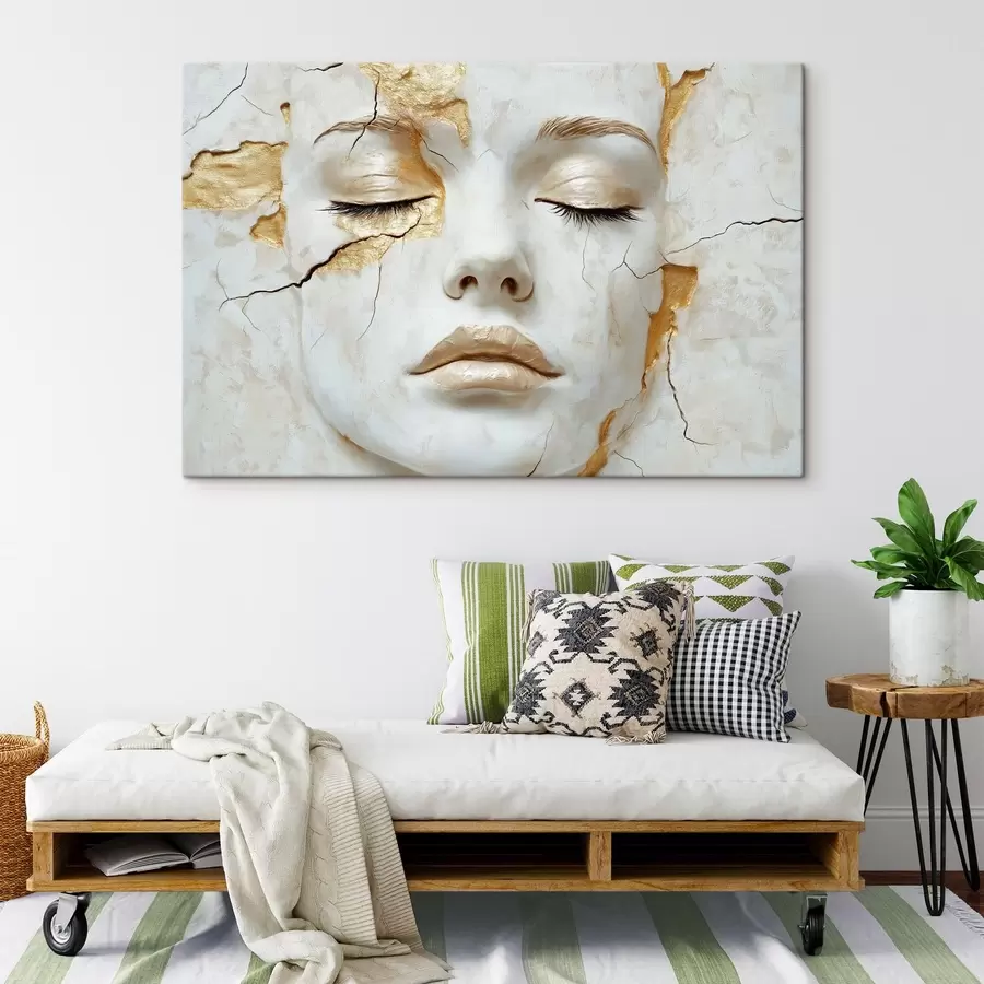 murales de pared Cara abstracta s49267