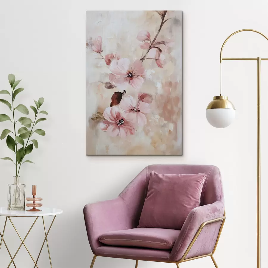 murales de pared Rama con flores s49277