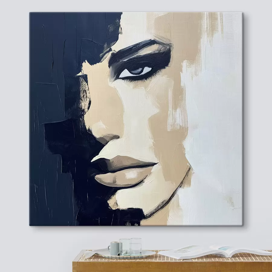 murales de pared Cara abstracta s49284