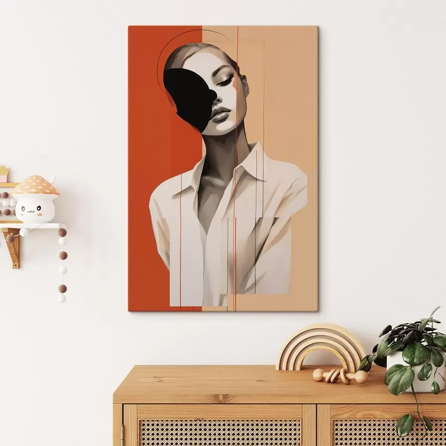 murales de pared Retrato abstracto s49320