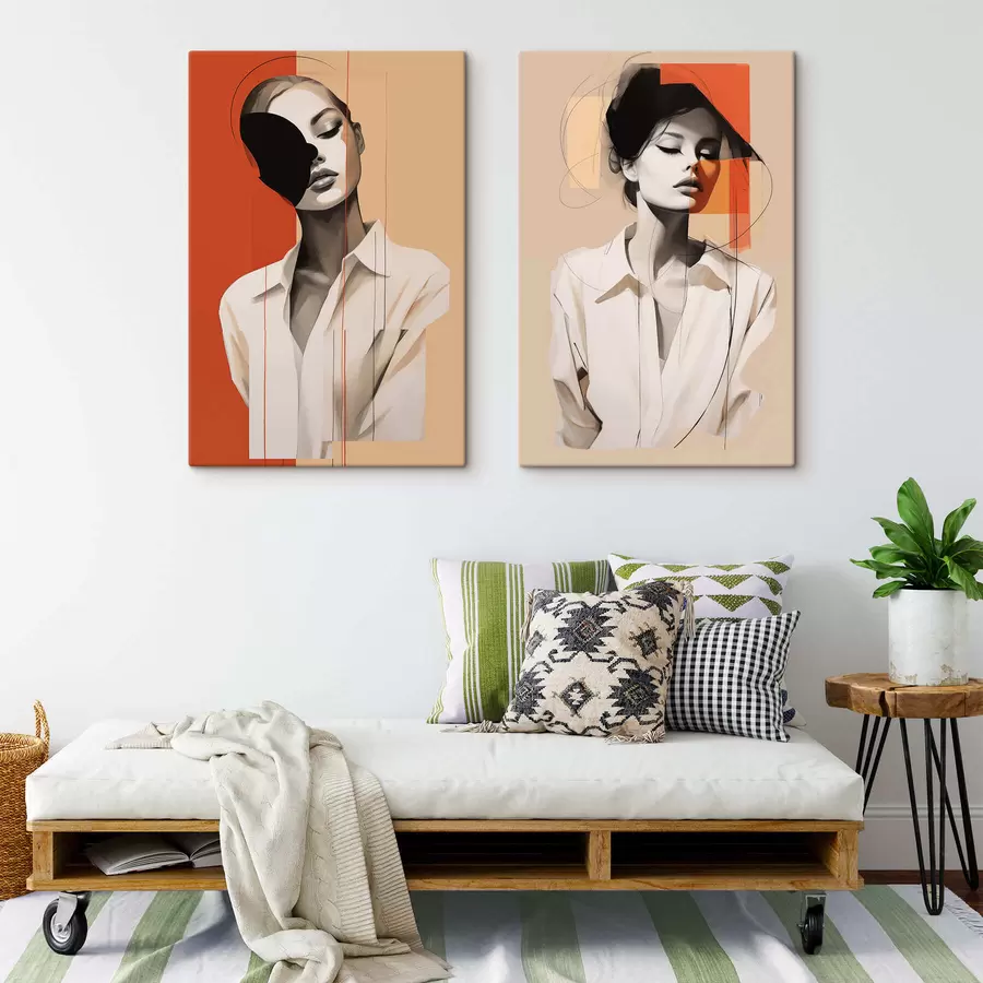 murales de pared Resumen: Equilibrio femenino m30508