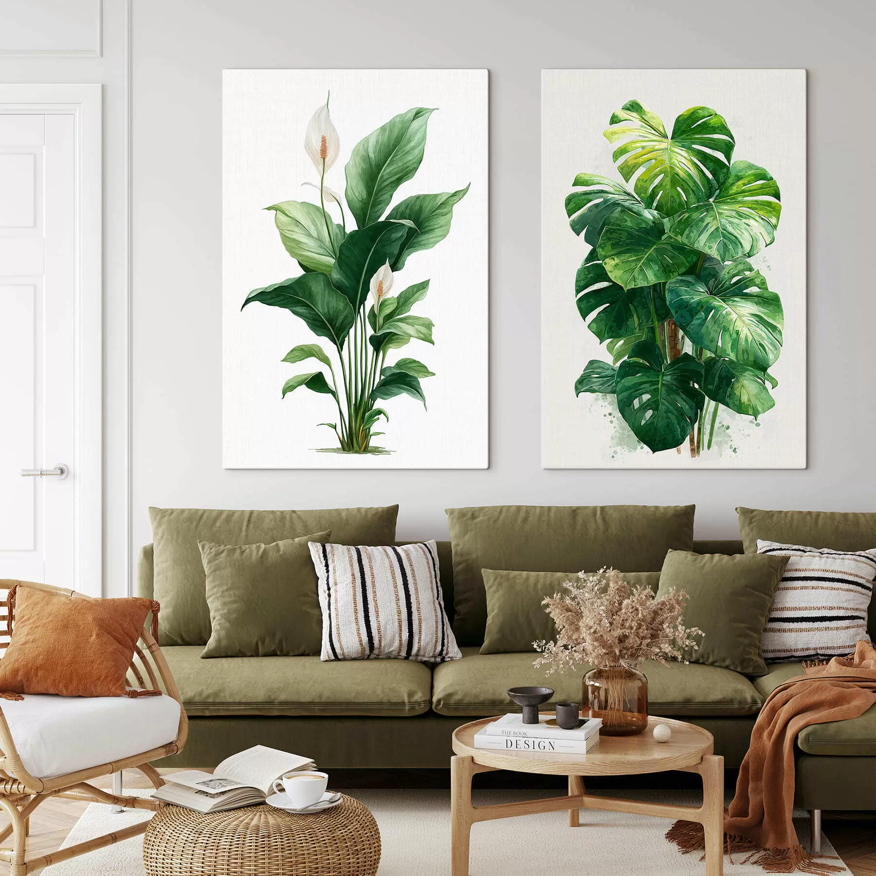 murales de pared Dúo Verde Tropical m30513
