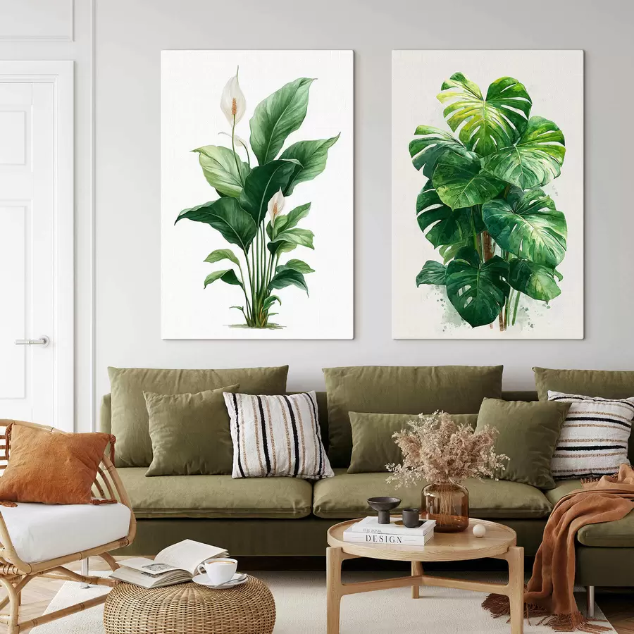 murales de pared Dúo Verde Tropical m30513