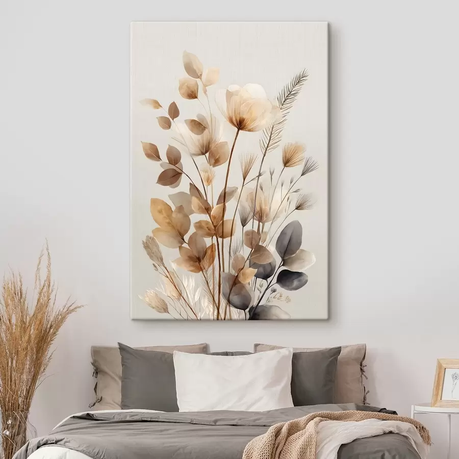 murales de pared Flores secas s49233