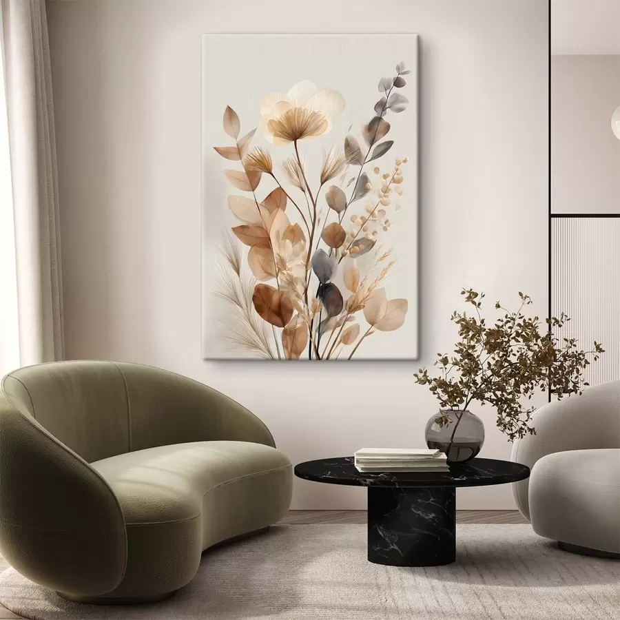 murales de pared Flores secas s49234