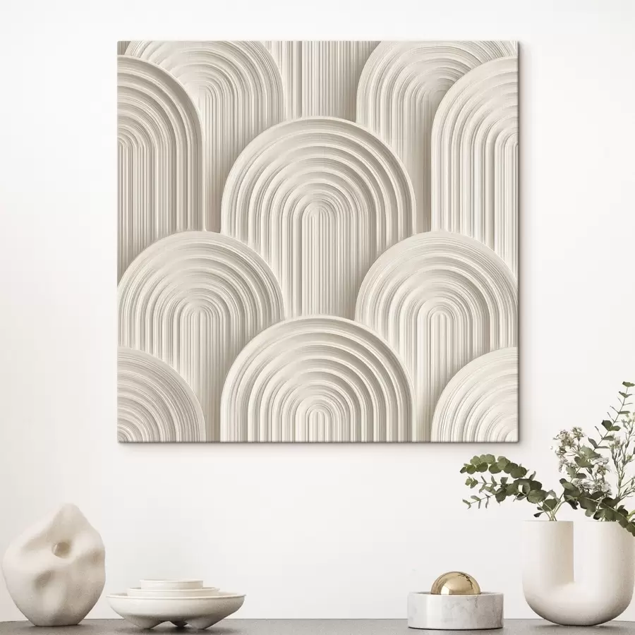 murales de pared Arcos decorativos en estilo bajorrelieve s49243