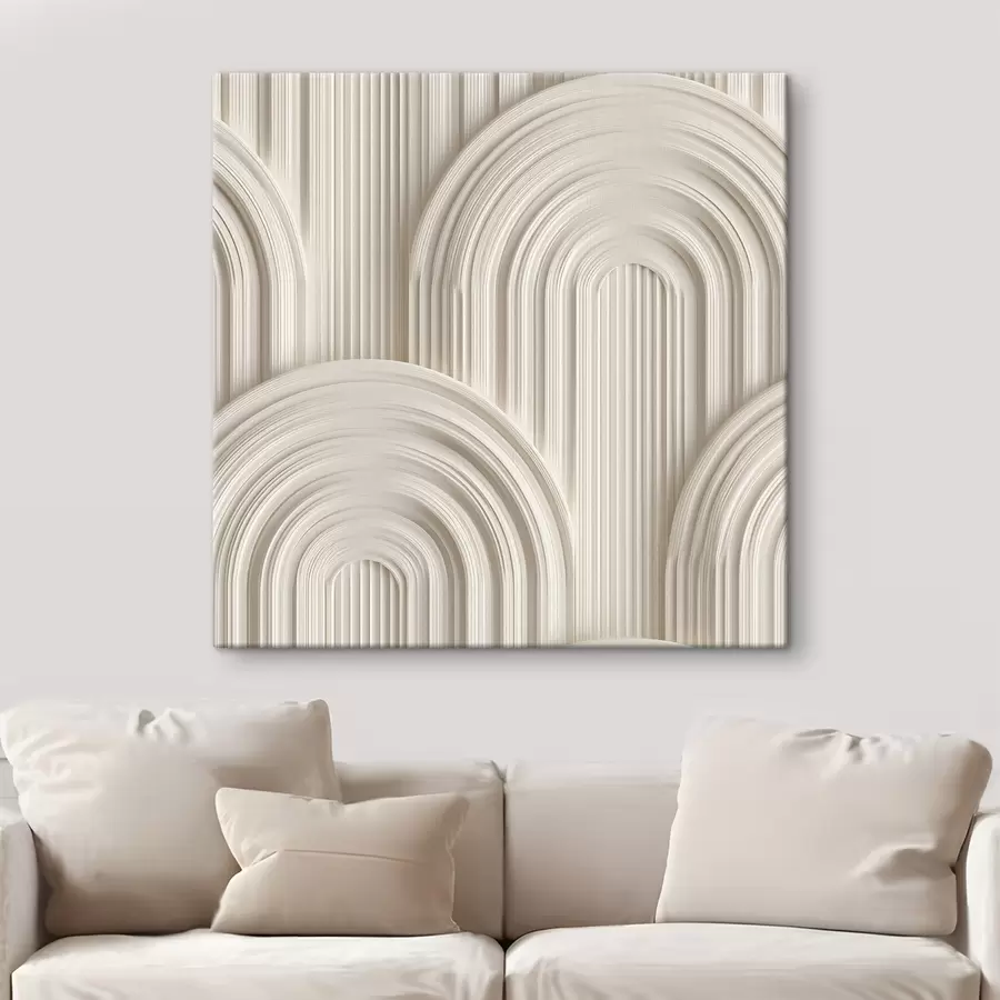 murales de pared Arcos decorativos en estilo bajorrelieve s49244