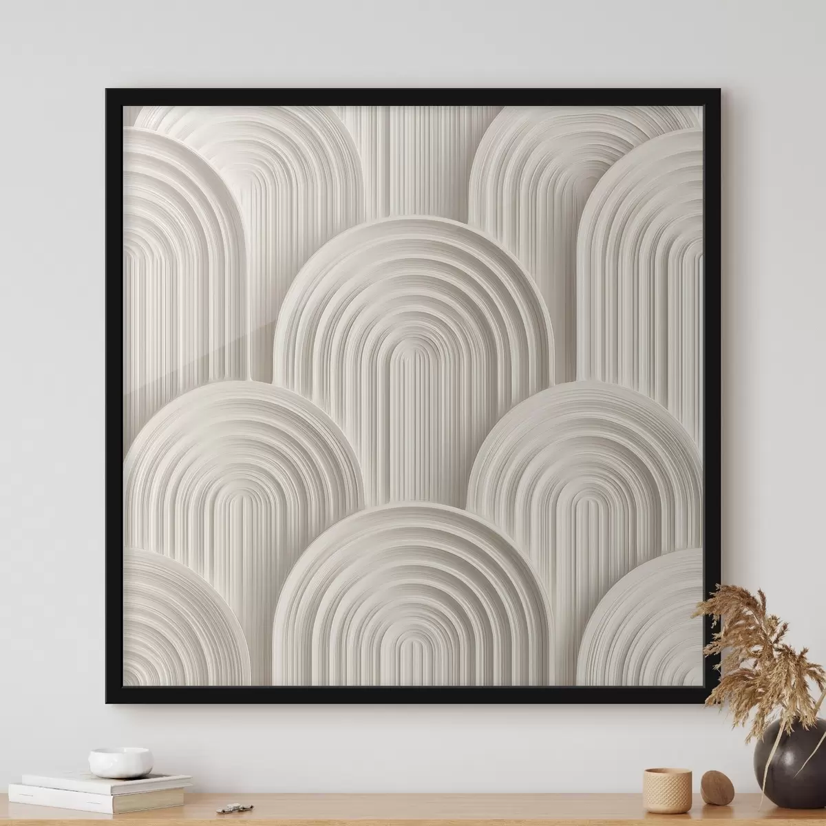 Poster Arcos decorativos en estilo bajorrelieve f49243