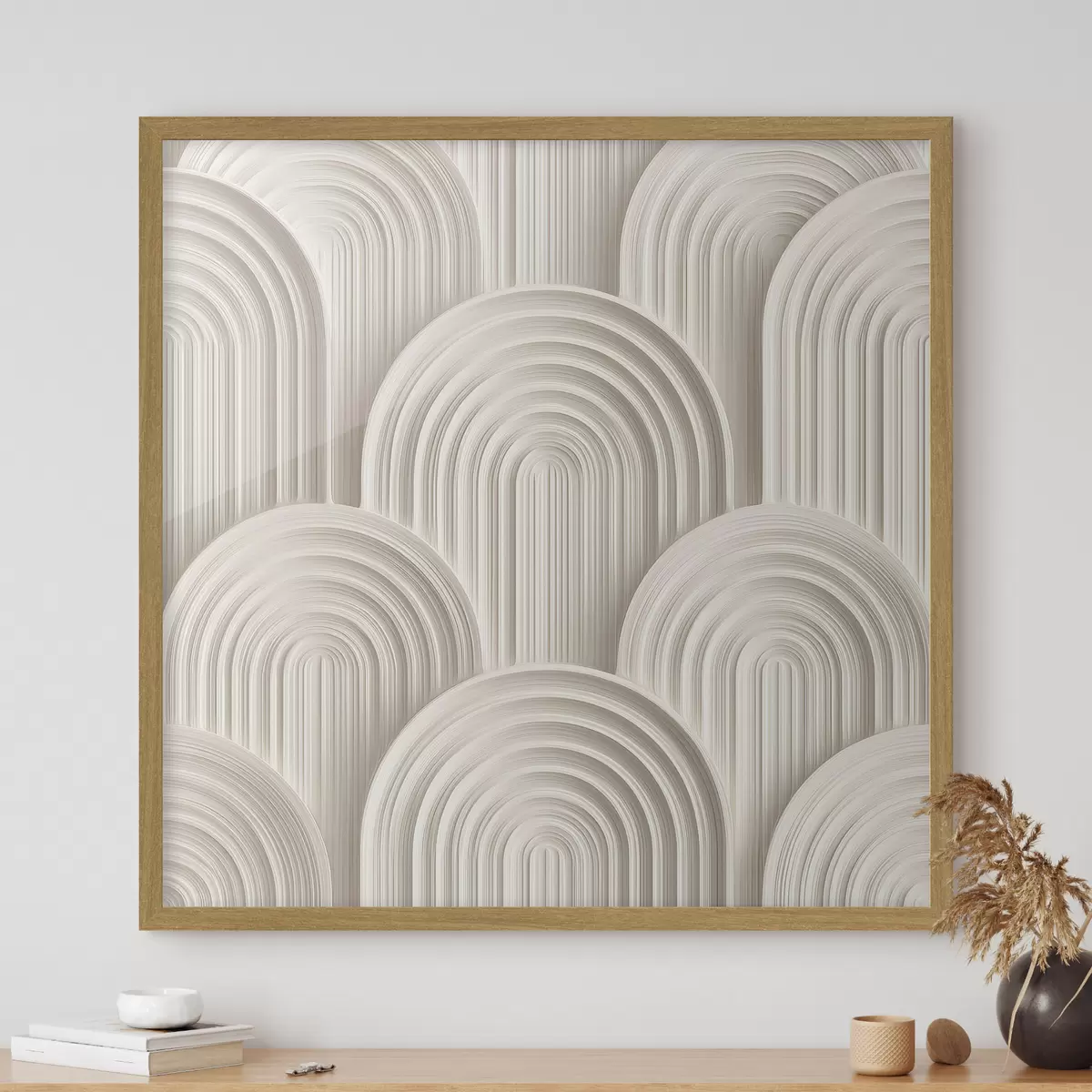 Poster Arcos decorativos en estilo bajorrelieve f49243