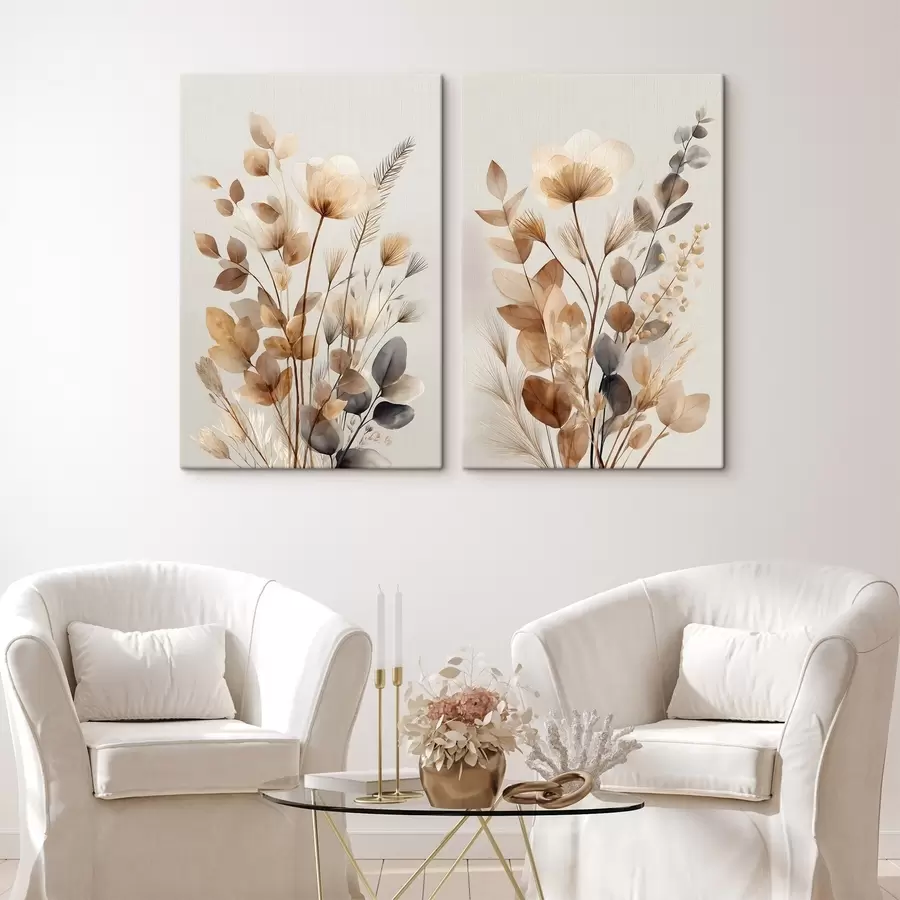 murales de pared Flores secas m30535