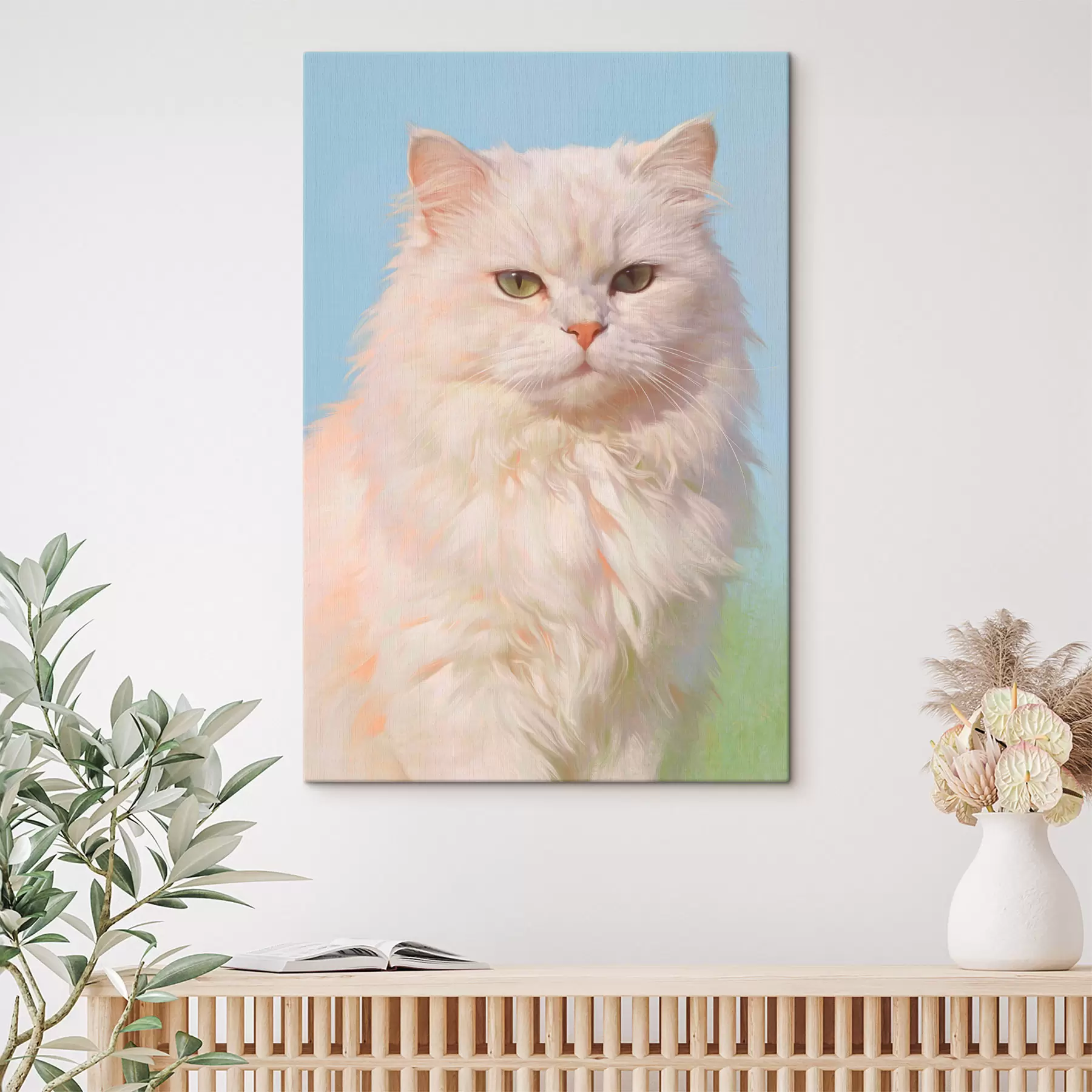 murales de pared Un retrato de un gato s49351