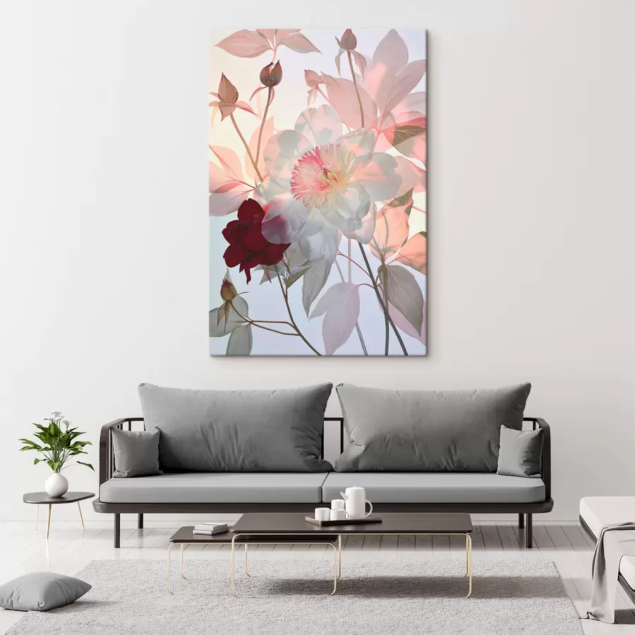 murales de pared Flores con capullos s49365