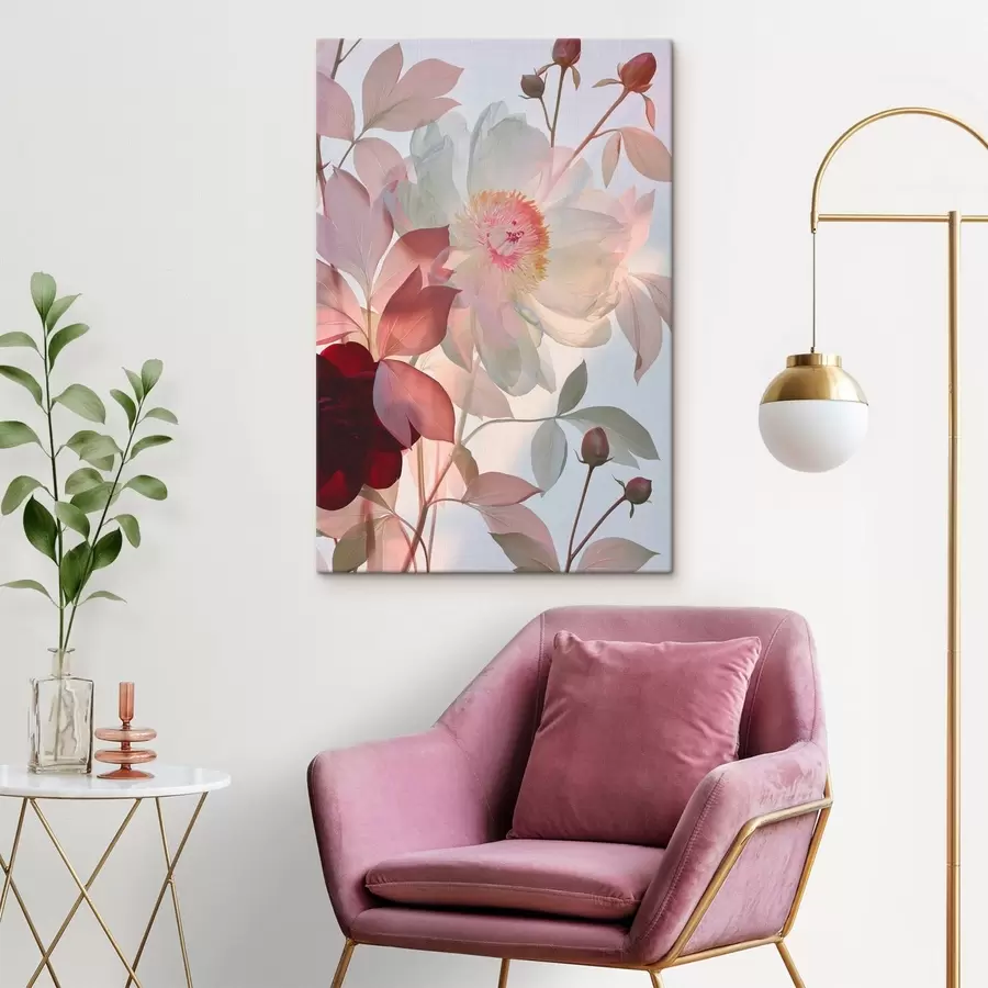 murales de pared Flores con capullos s49366