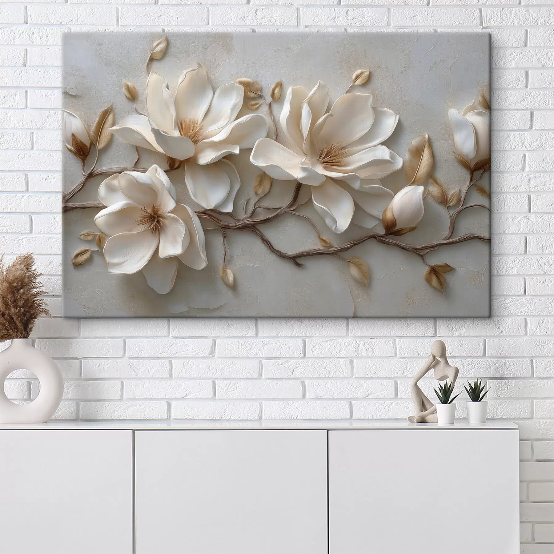 murales de pared Rama de magnolia s49407