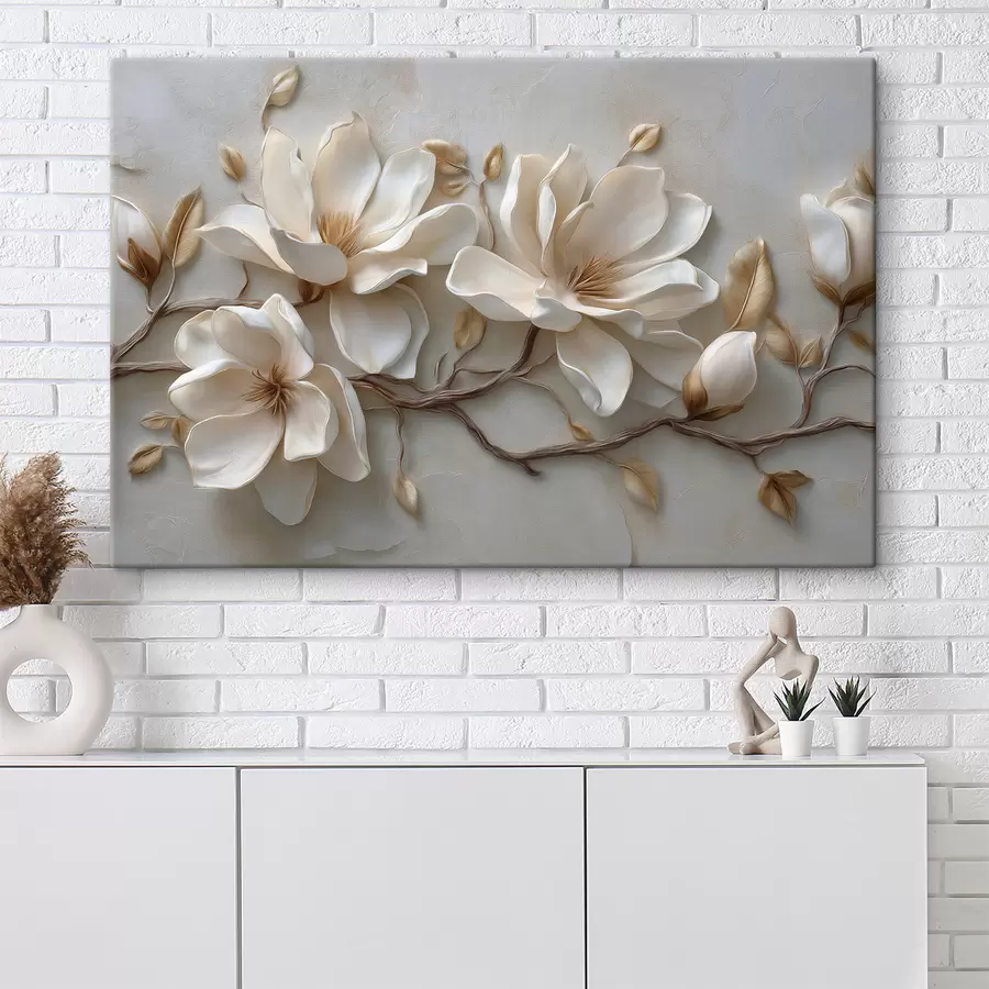 murales de pared Rama de magnolia s49407