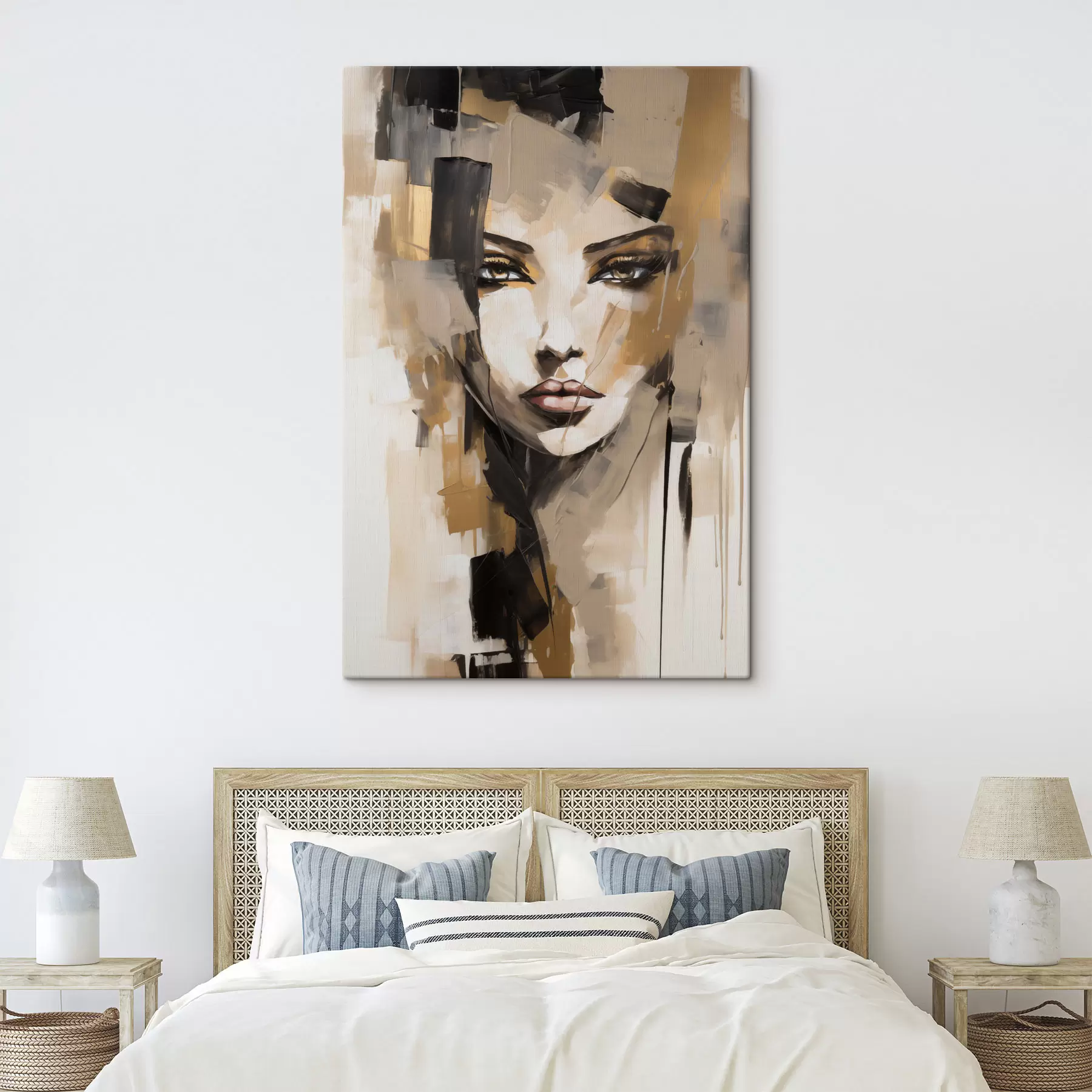 murales de pared Cara abstracta s49409