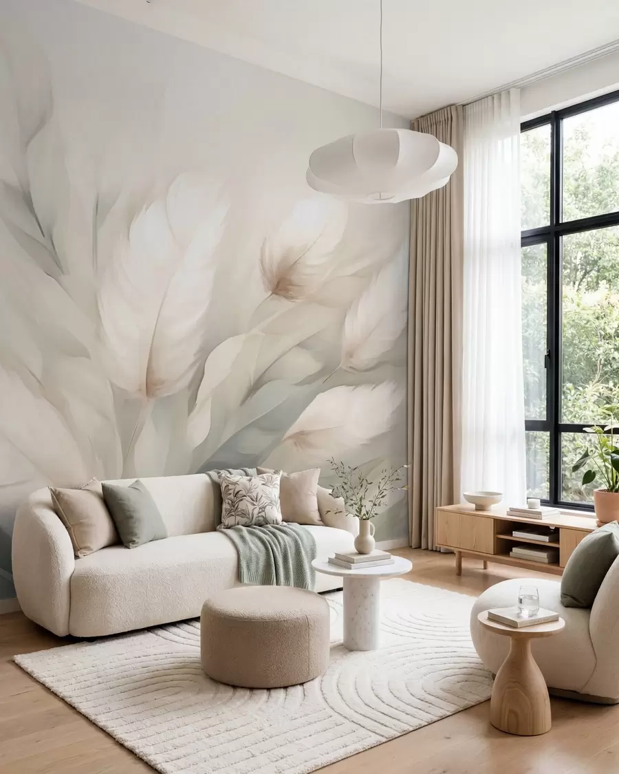 murales de pared Plumas abstractas w05662