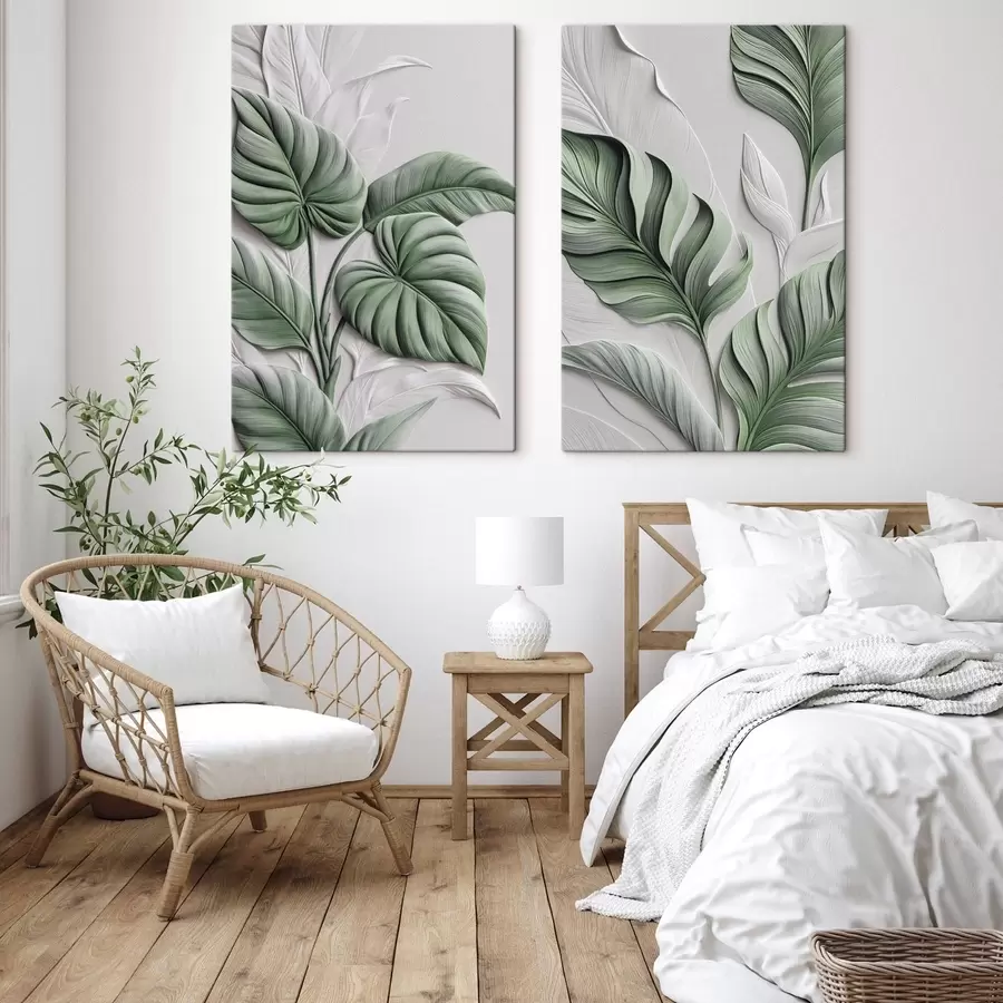 murales de pared Hojas tropicales m30528