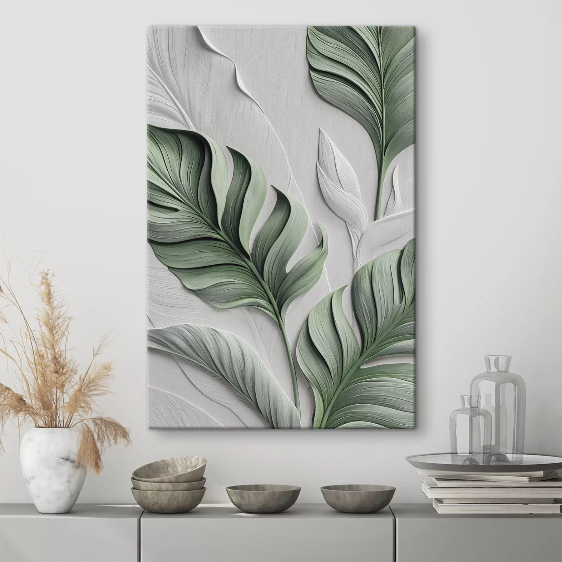 murales de pared Hojas tropicales s49369