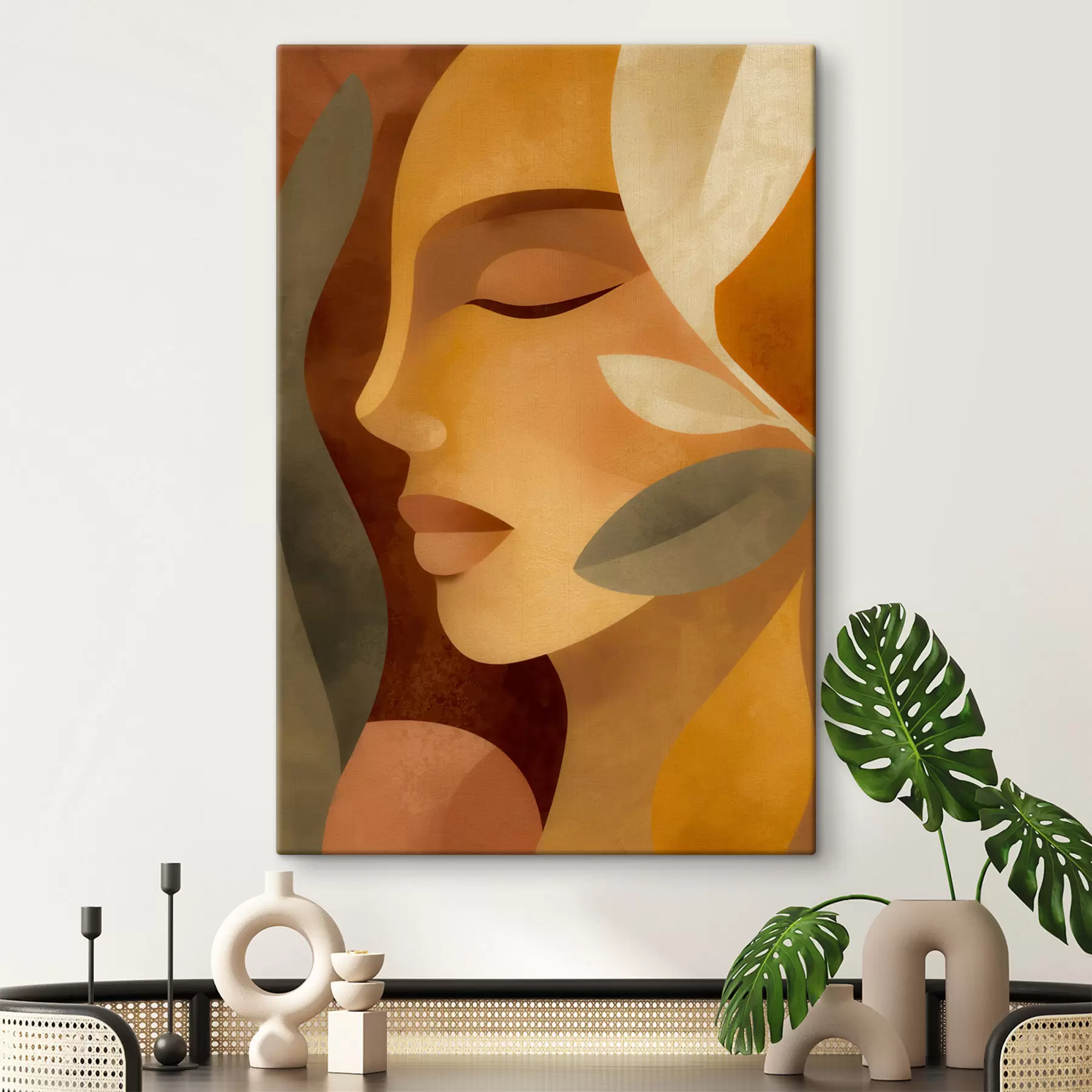 murales de pared Retrato abstracto s49448