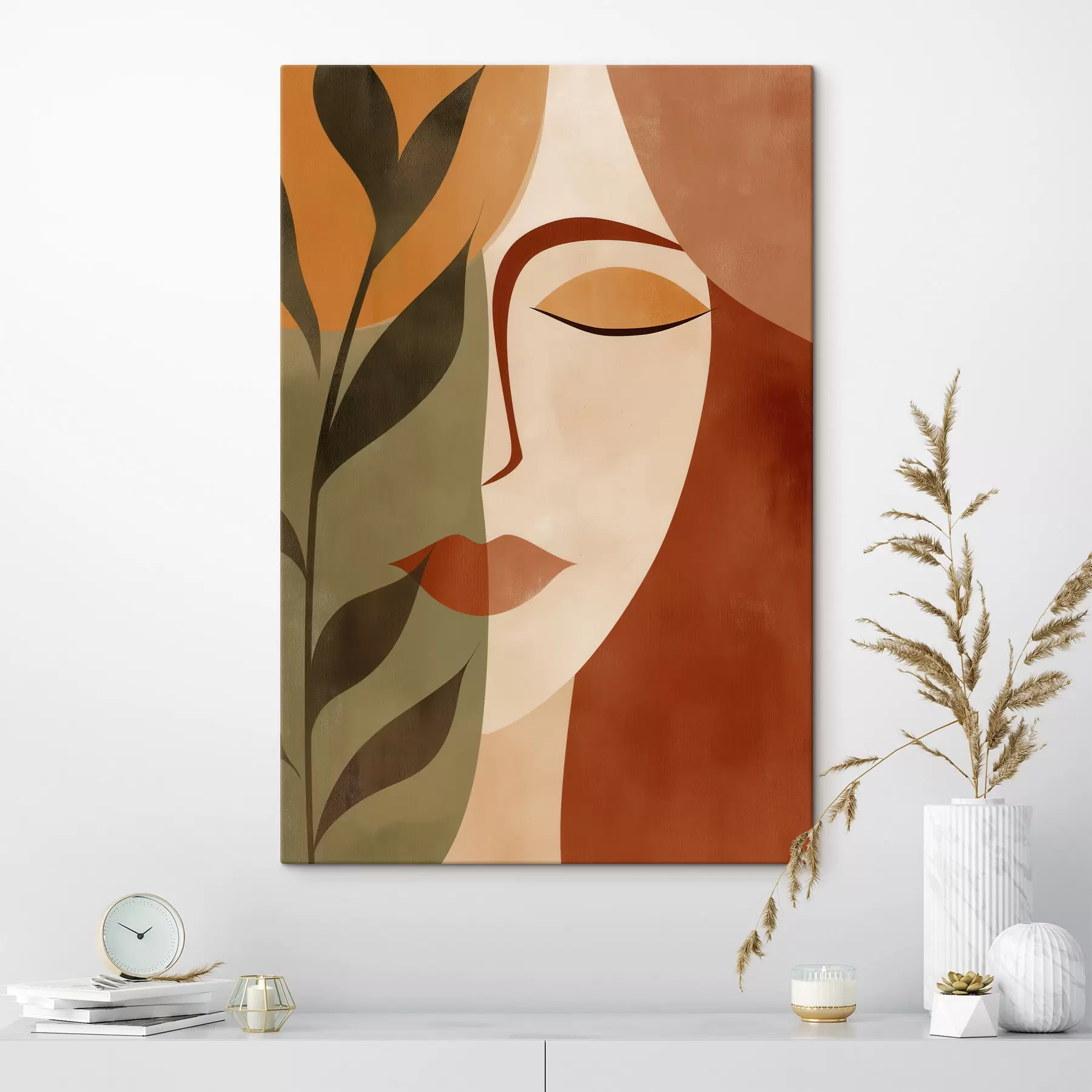 murales de pared Retrato abstracto s49450