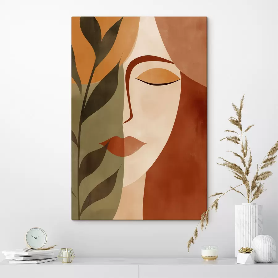 murales de pared Retrato abstracto s49450
