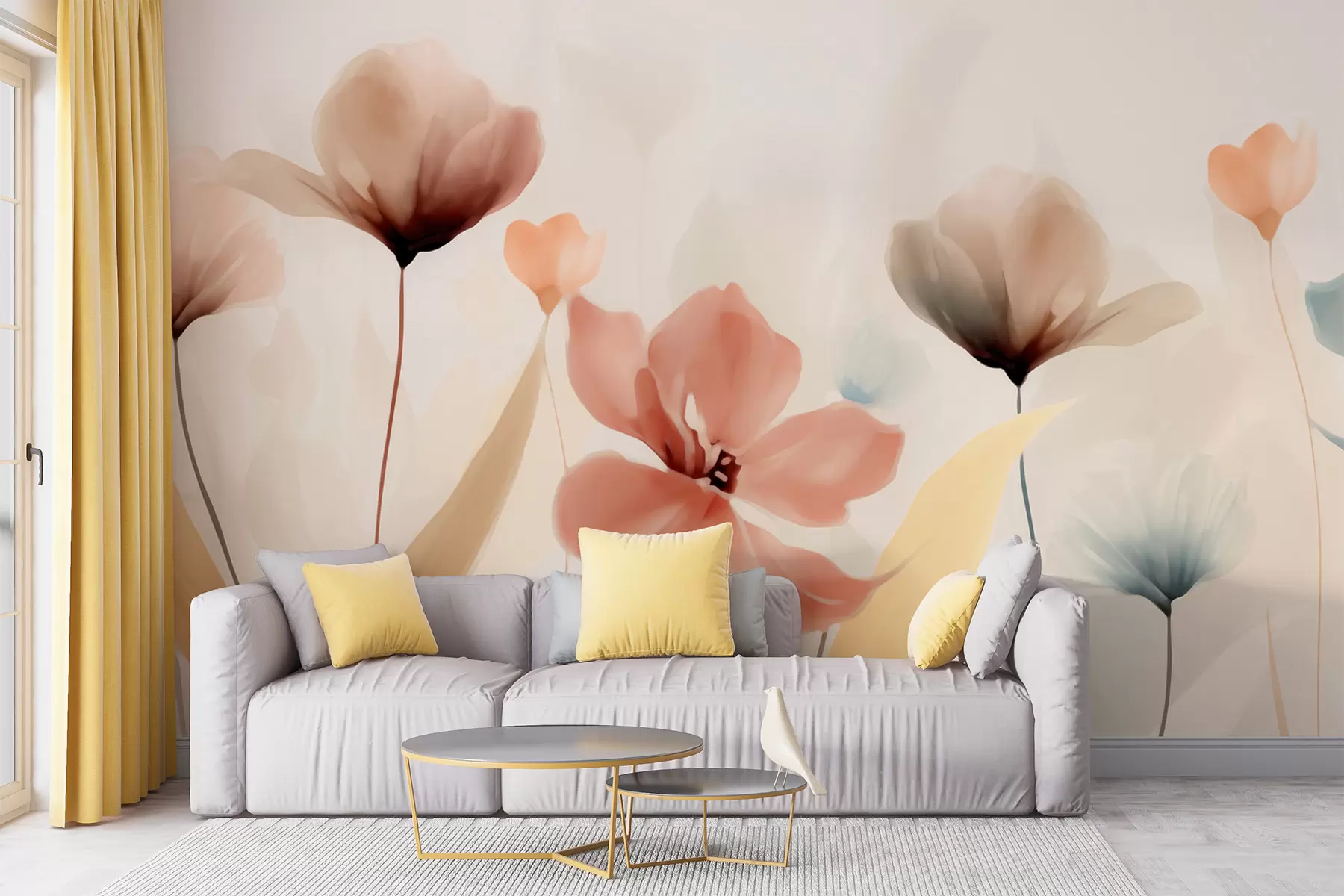 murales de pared Flores silvestres w05684