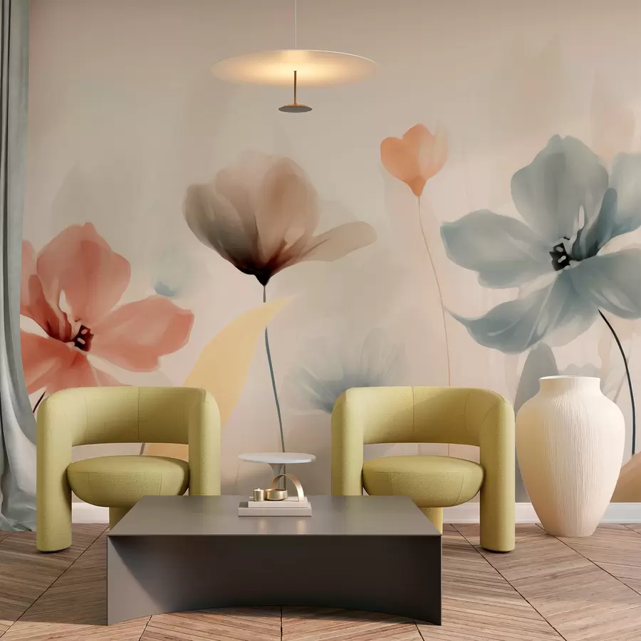 murales de pared Flores silvestres w05684